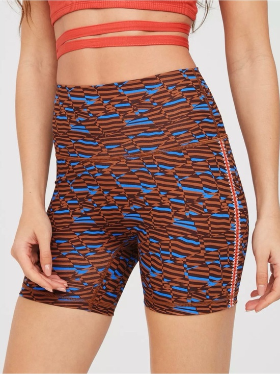 aerie Pants - Women’s OFFLINE By Aerie Goals Crochet Inset 5" Biker Shorts Workout Large